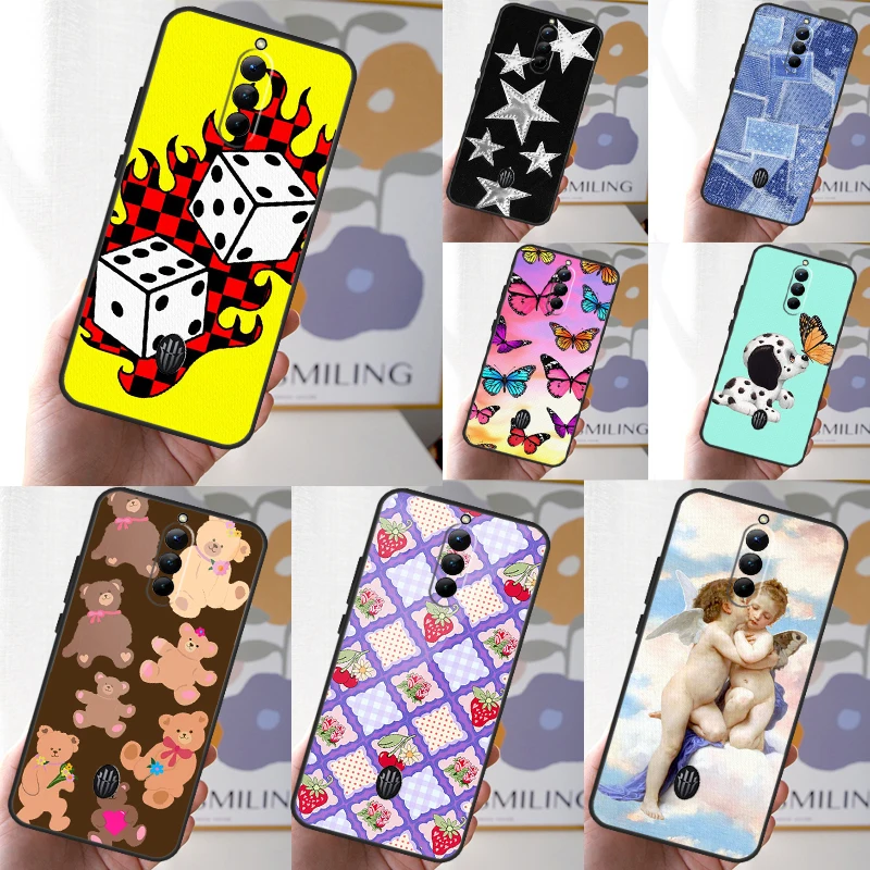 Bear-Y Cute Berry Jam Angels puzdro pre Zte Nubia Red mág