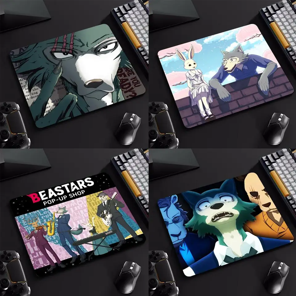 Beastars Mouse Pad Cartoon Gumber Small Mouse Pad Desktop Office Keyboard E-Sports Rogs Game