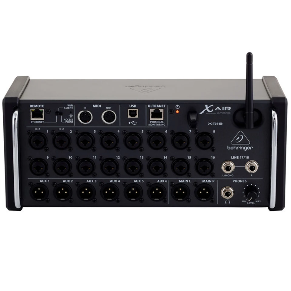 Behringer X Air XR18 Audio Mixer Console 18-kanálový tablet kontrolovaný digitálny mixér
