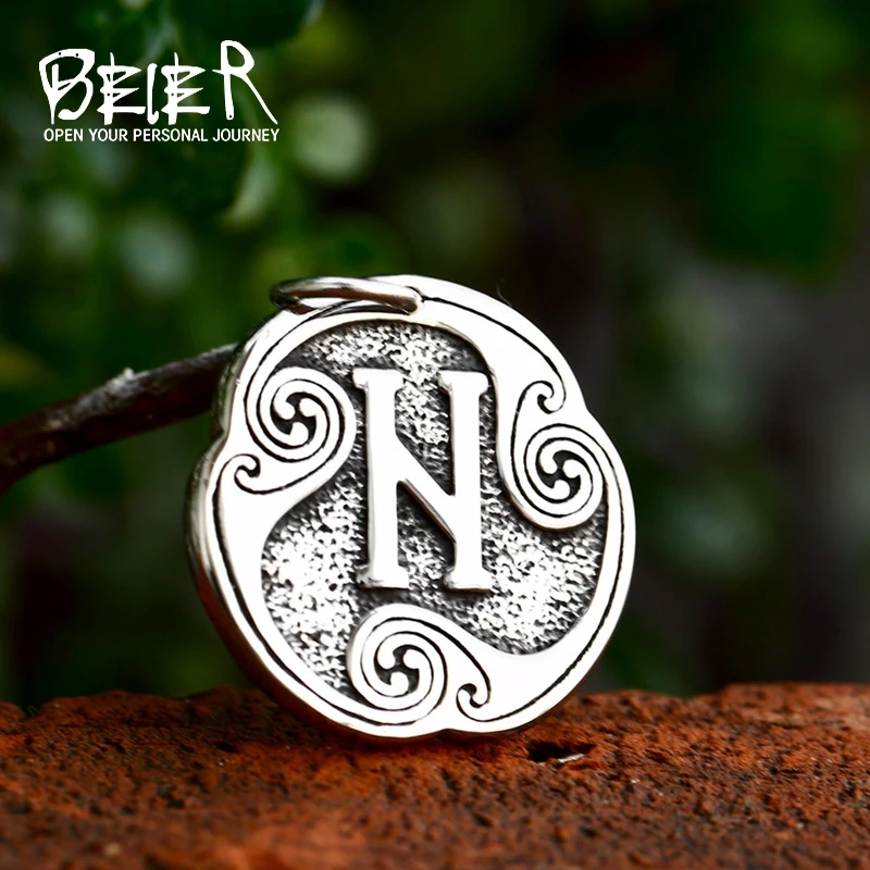 Beier 2023 Simple Viking Amulet Pendant Character pre mužov z nehrdzavejúcej ocele šperky BP8-1156