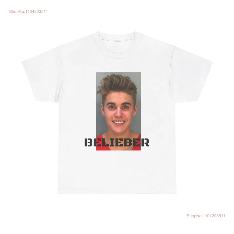 Belieber Mugshot Tee dlhé alebo krátke rukávy