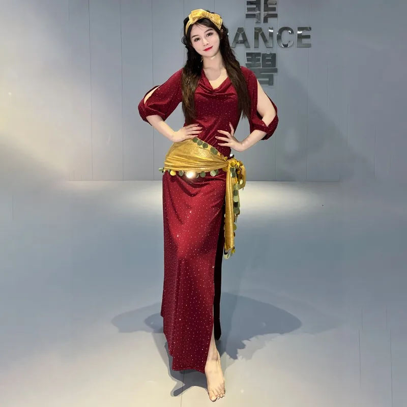 Belly Dance Costy Practice Costume Performance Koste