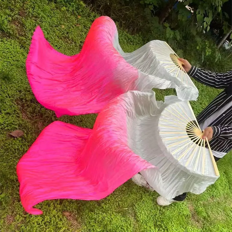 Belly Dance Gradient 180 cm Dlhý fanúšik napodobňujúci hodvábny podlhovastý tanečník rekvizí