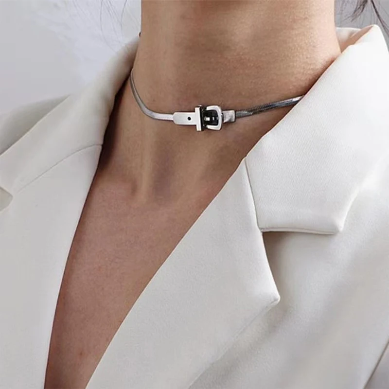 Belt pracka Choker Snake Reace Rukovery pre sexy ženy minimalistické hip hop náhrdelníka Punk Cool Trend šperky