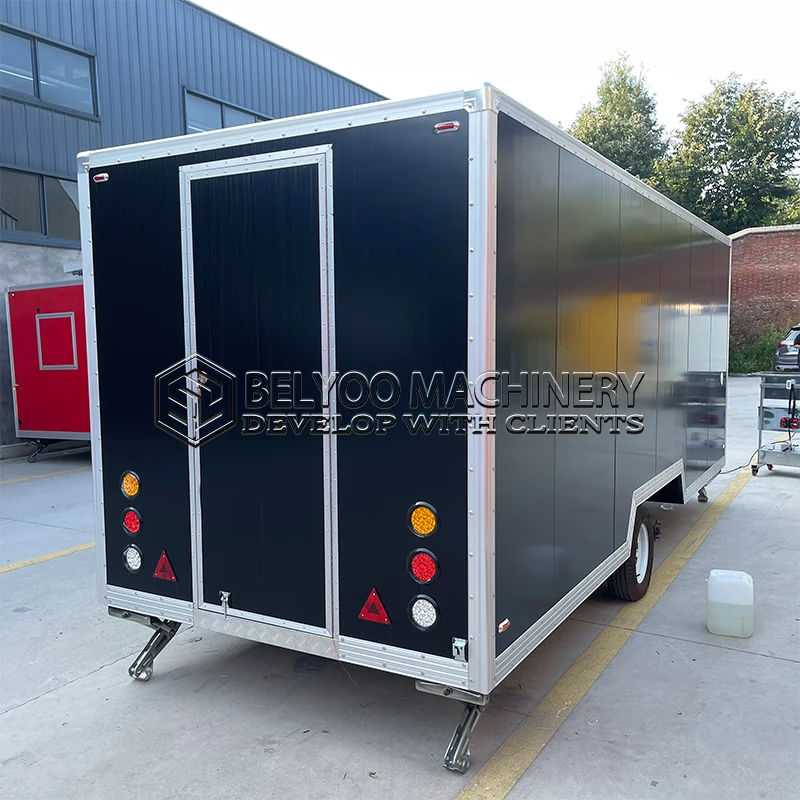 Belyoo Street Foodtruck Restaurant Food Design Design mobile kuchynská kuchyňa obchod s kokteilom koktail kávu kávový príves