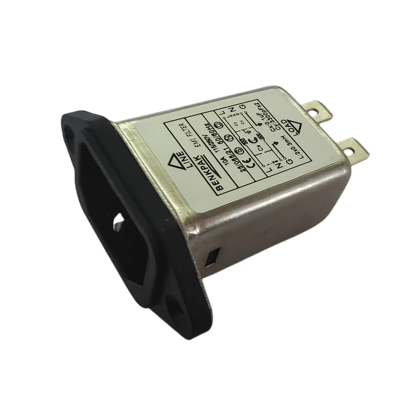 Benkpak RFI Filter CW1D-10A-T potláčanie EMI Filter EMI Čistiteľ 10a 125/250V napájací filter konektor IEC320