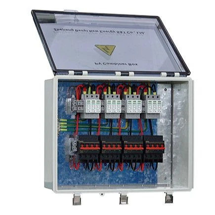 Beny DC Solar Combiner Box String 4 Vstupný výstup vodotesný IP65 PV DC