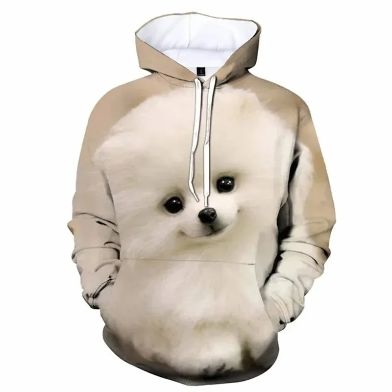 Bernese Coyote Graphic mikina pre mužov oblečenie 3D roztomilé zvieracie psa Vytlačená nová mikina pre ženy harajuku móda 2024 Jumper