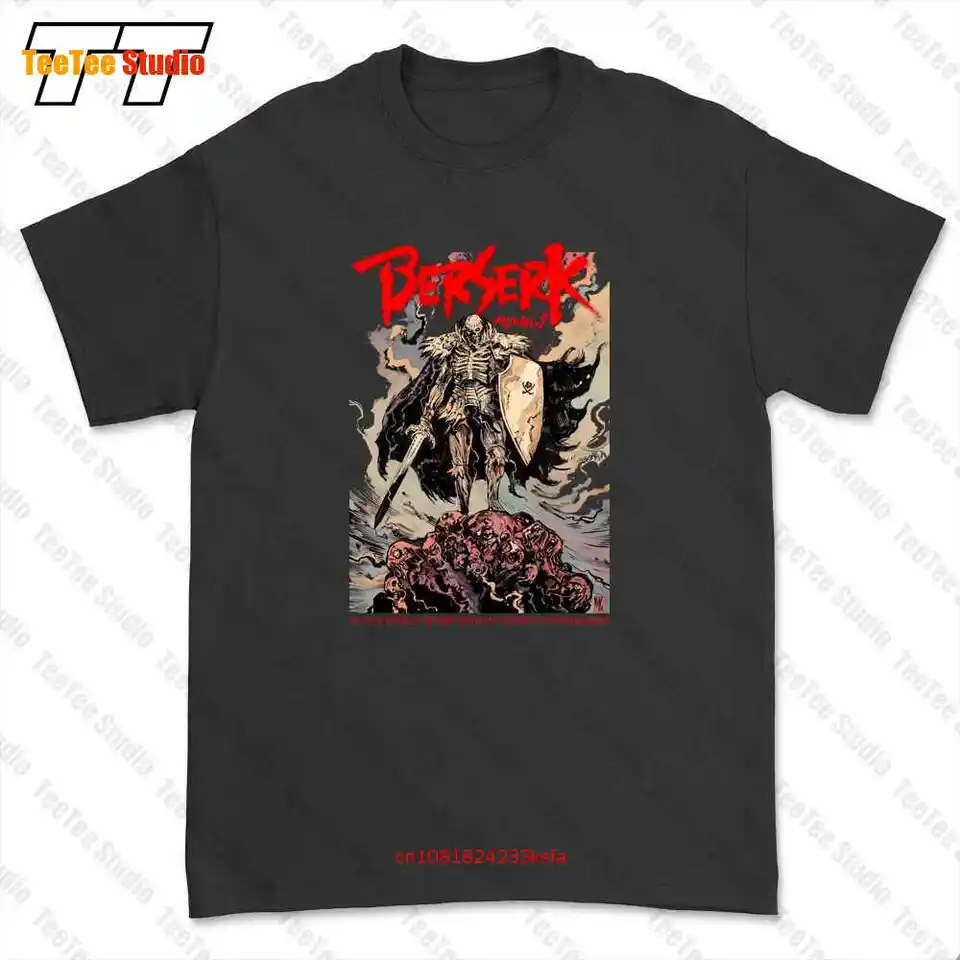 Berserk Guts Skull Knightjapan Anime Manga Tričko Tee ob7i