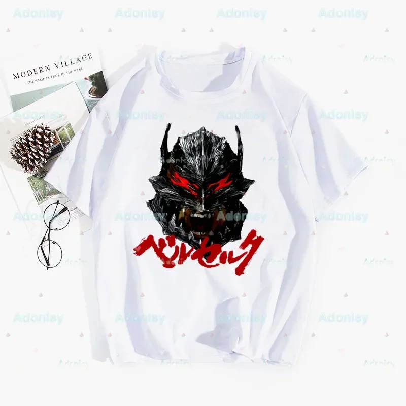 Berserk Guts tlač Tričká Ženy Letný šermiar Gatsu obeta Zodd Anime Graphic Graphic Tirls Woman posádka krk harajuku topy