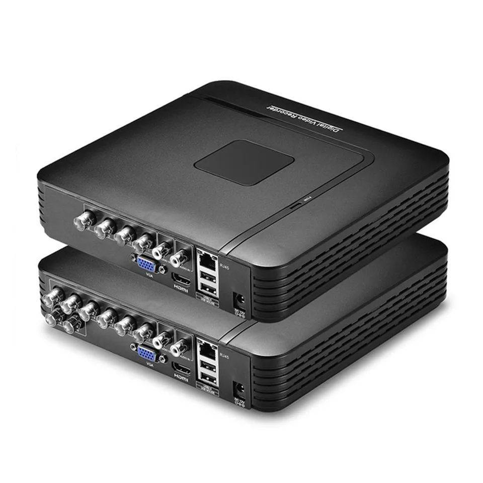 Besder 4 kanál 8 kanál AHD DVR DVR Sledovanie zabezpečenia CCTV Recorder DVR 4CH 720P 8CH 1080N Hybridný mini DVR pre analógové AHD IP IP