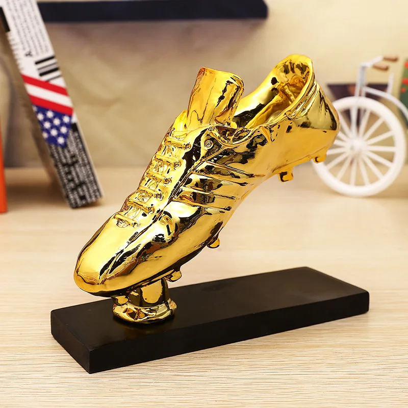 Best Shooter Golden Boot Award Resin Charms Futbalová futbalová futbalová fanúšik