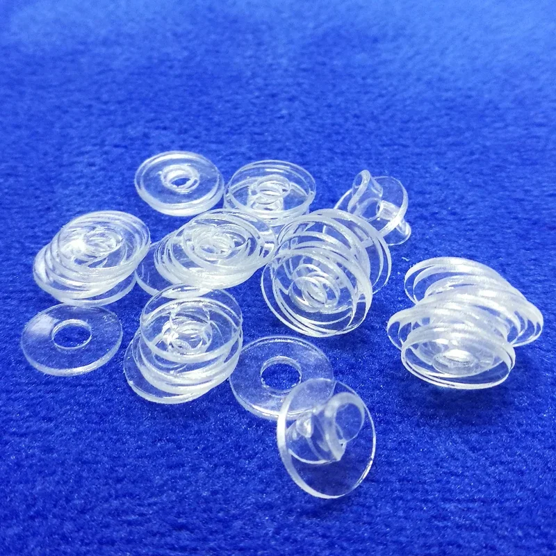Best1 30ks M10 M12 PVC Priehľadné ploché umývačky mäkké plastové tesnené tesniace podložky okrúhle skrutkové tesnenia Gumové podložky Tesnenie