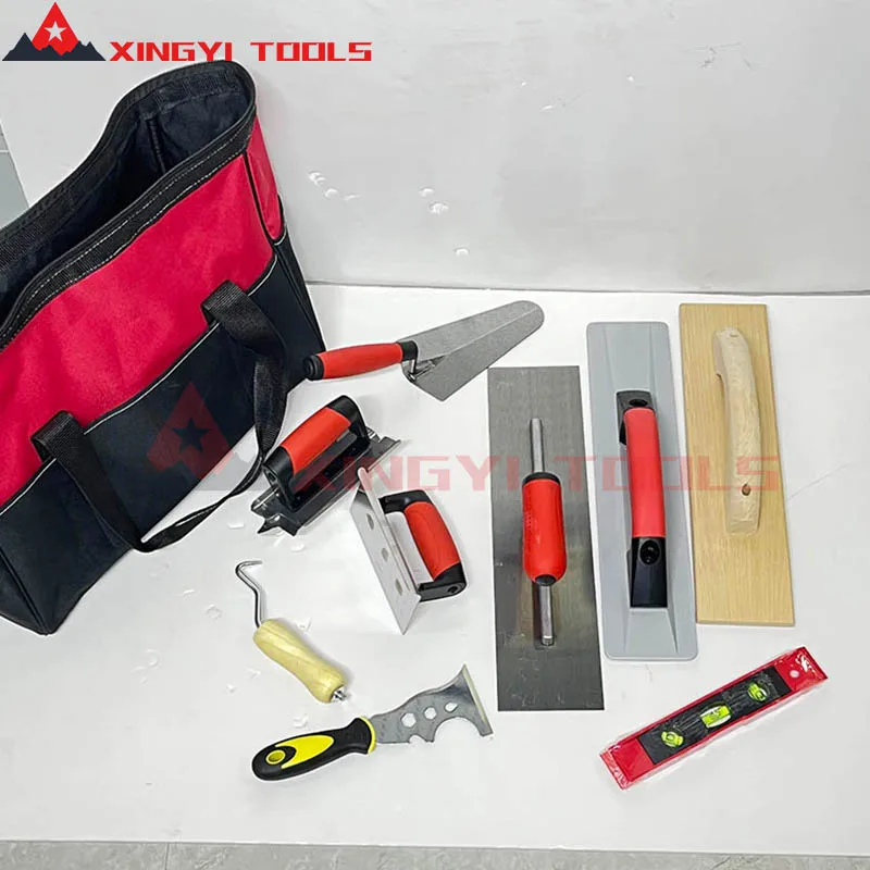 Betónový cement Masonry ručné náradie Sada marže vyhladzovanie meracieho múru Finish Grout Mill Edger Extruded zliatiny s taškou