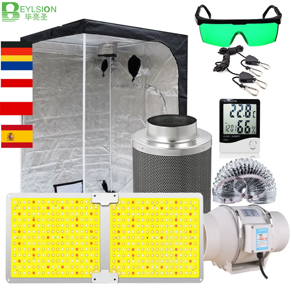 Beylsion 600WSCP-1200WMAX Quantum Board Rast Light Set Grow Stan Led Súprava Light Lights Enters Lightings Indoor Hydroponics