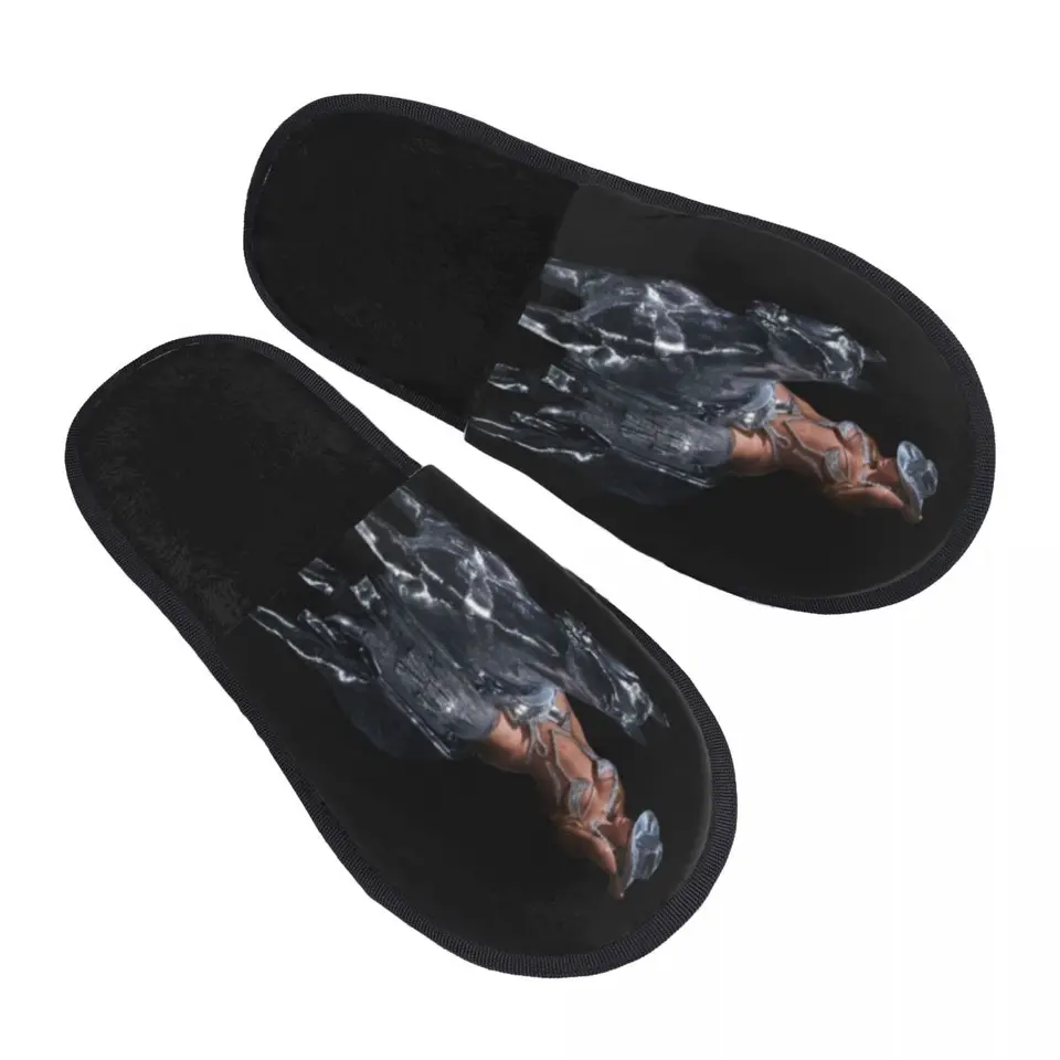 Beyonce Disco Cowboy Plippers, ktorý nie je renesančný svetový tour Tour Merch Soft Memory Foam Slides Obývacia izba
