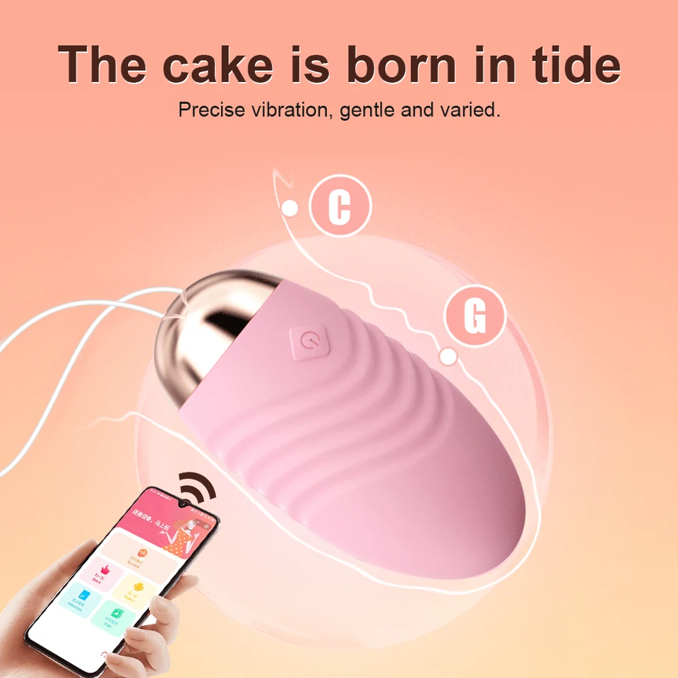 Bezdrôtová aplikácia Vibrátor G-Spot Vibrátor Bluetooth Vibračné vaječné stimulátor klitoris klitoris vaginová bradavka masáž masáž Masturbácia sexuálne hračky pre dospelých