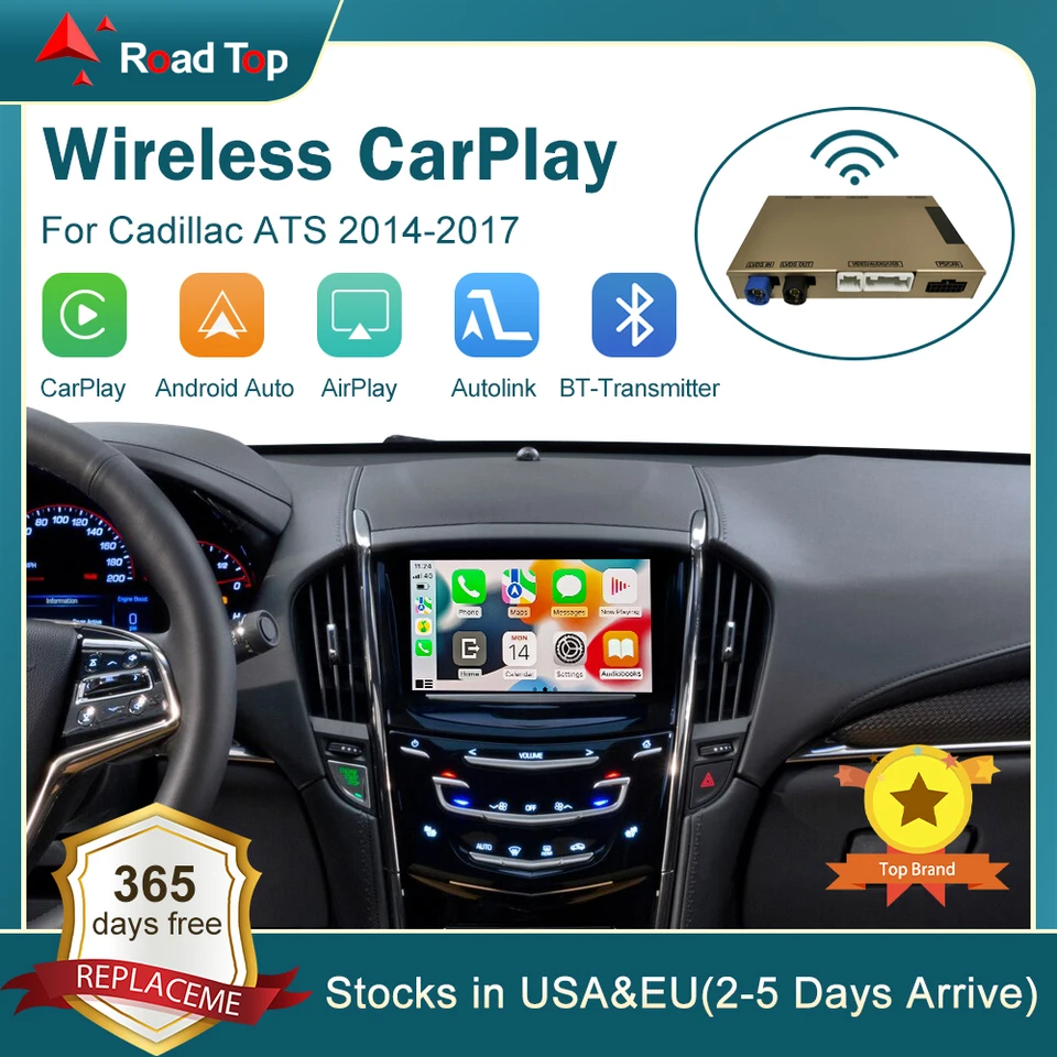 Bezdrôtová CarPlay pre Cadillac ATS 2014-2017 XT5 SRX CTS XTS 8 