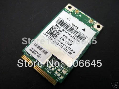 Bezdrôtová karta WiFi Mini PCI DW1395 BCM94312 4312BG BCM4312 pre Dell Broadcom
