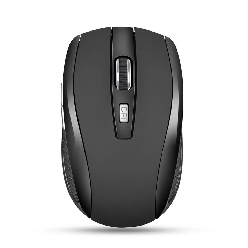 Bezdrôtová myš Tichá myš 2.4g Prenosná mobilná optická kancelária Mouse Nastaviteľné úrovne DPI pre notebook PC prenosný počítač MacBook
