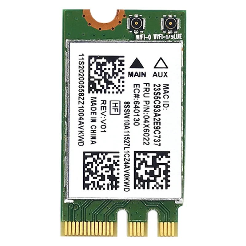 Bezdrôtová sieťová karta QCNFA335, NGFF M2 rozhranie 4.0 Bluetooth Wireless Card System System Win7/Win8/Win10