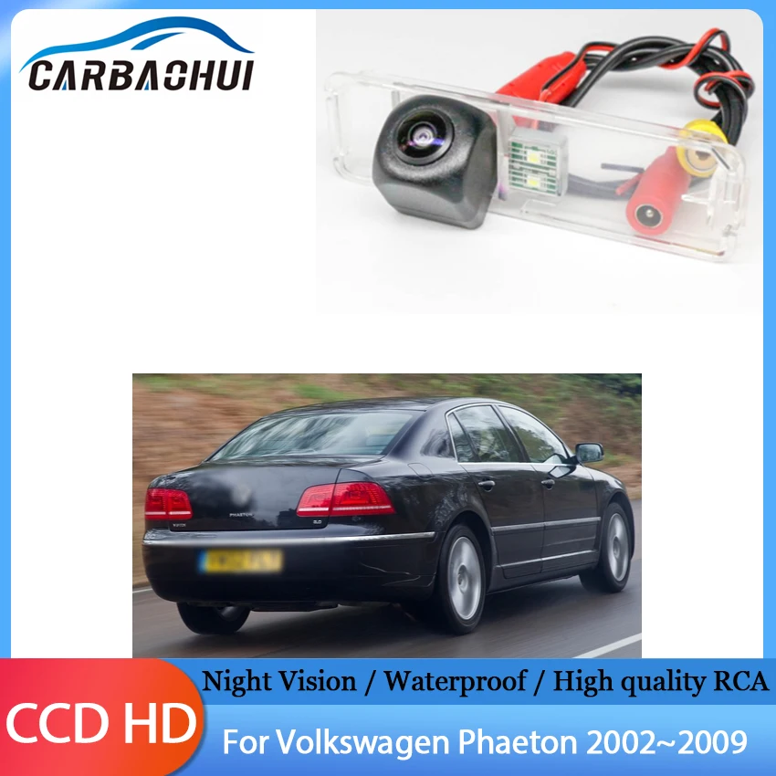 Bezdrôtové auto View HD HD Fotoaparát CCD Night Vision Waterproof pre Volkswagen Phaeton 2002 2003 2004 2005 2006 2007 2008 2009 2009