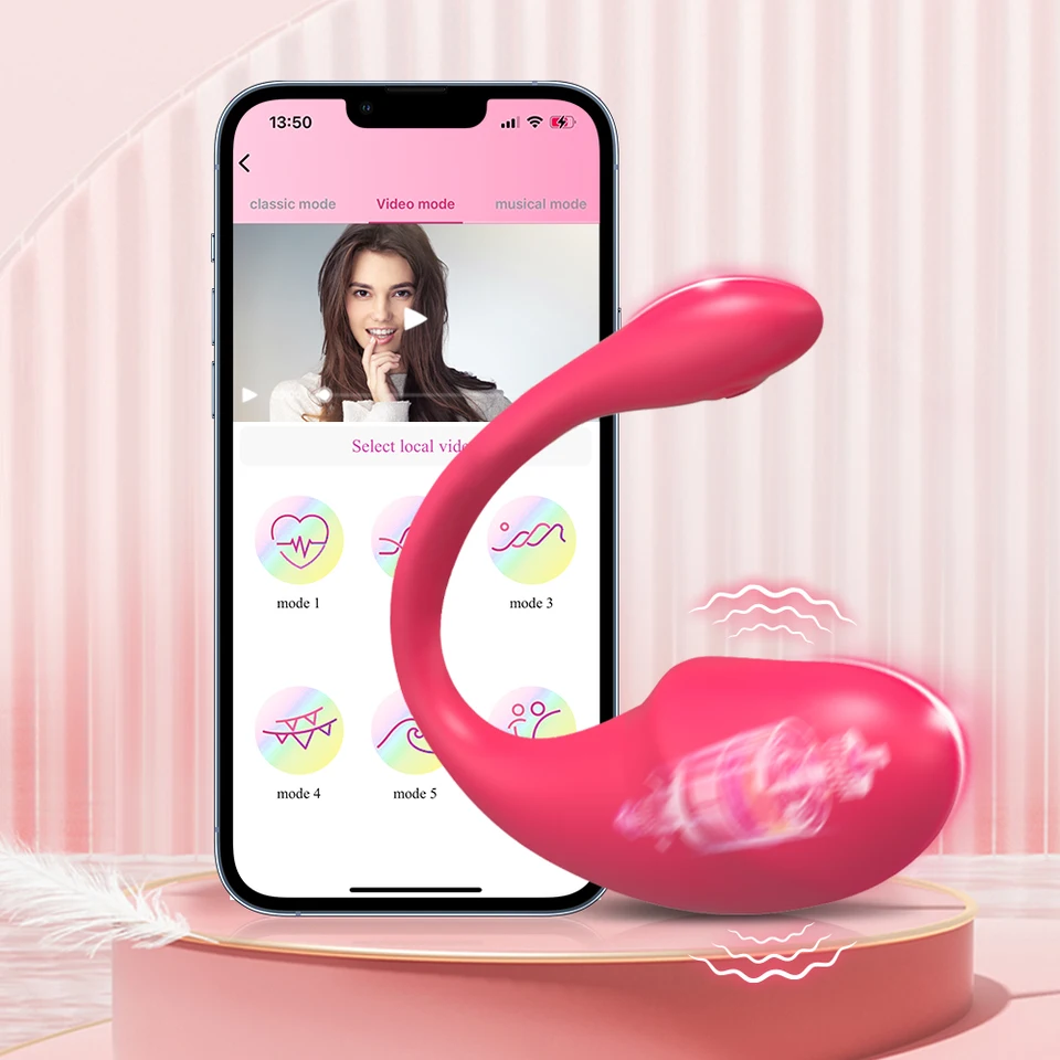 Bezdrôtové bluetooth g Spot vibrátor pre ženy dildo aplikácia diaľkové ovládanie nosenie vibračných vaječných klitoris