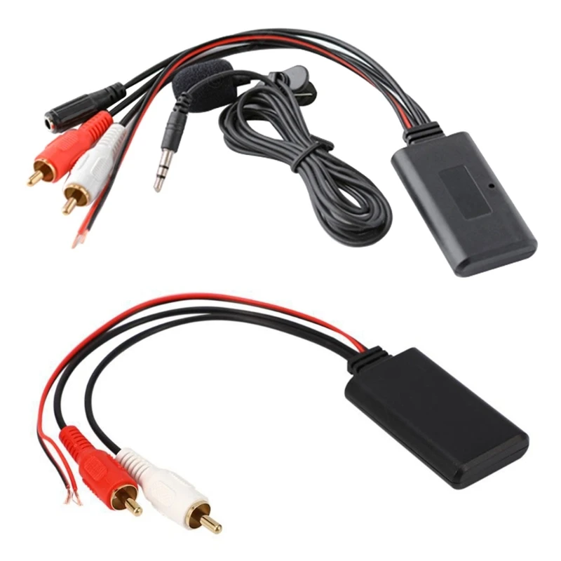 Bezdrôtové bluetooth-kompatibilné 5.0 adaptér prijímača 2RCA pre slúchadlá automobilu aux