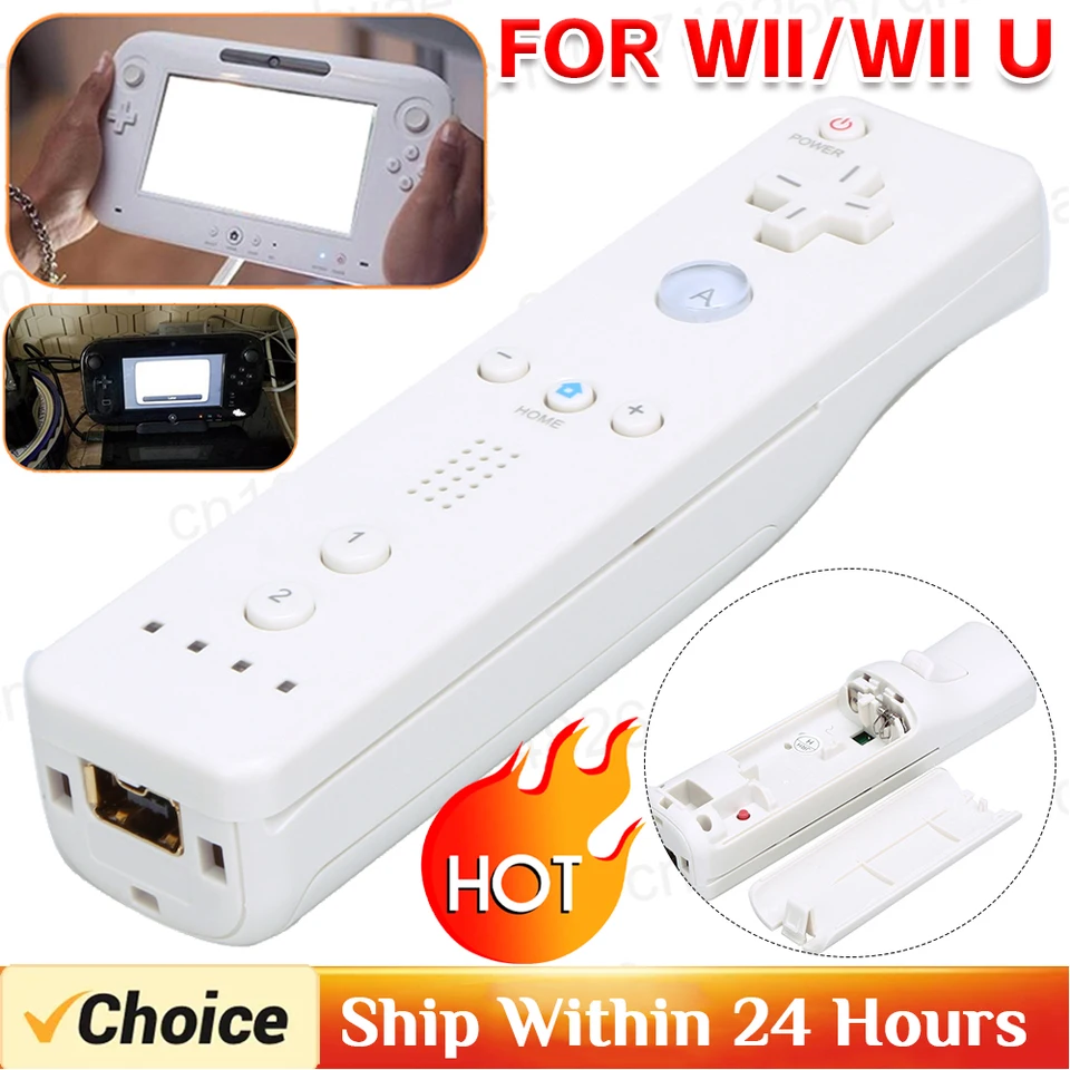 Bezdrôtové diaľkové ovládanie pre Wii/Wii U Video Game Controller Gamepad Nurless Wireless Joystick Accessory