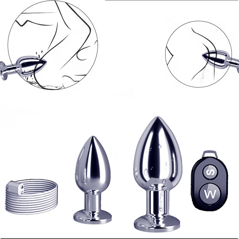 Bezdrôtové diaľkové ovládanie Vibračné konečné buttplug Ženy Vaginálna masáž Anal