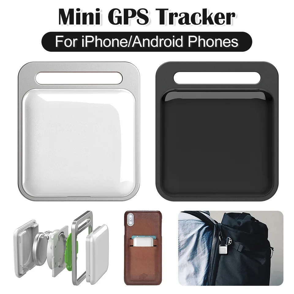 Bezdrôtové mini GPS Tracker Anti-Lost Alarm Key Child Bag Wallet Finder Finder GPS záznam inteligentnej značky pre telefóny iPhone/Android