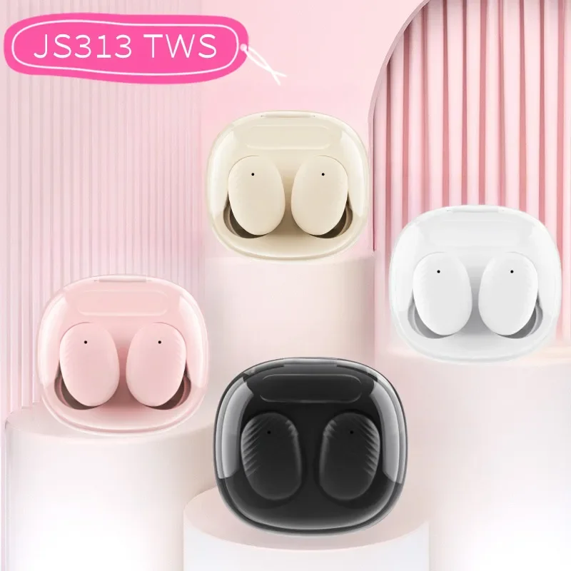 Bezdrôtové slúchadlá JS313 TWS Slúchadlá slúchadlá slúchadlá kompatibilné s mikrofónom s mikrofónom pre xiaomi iPhone JS313 slúchadlá