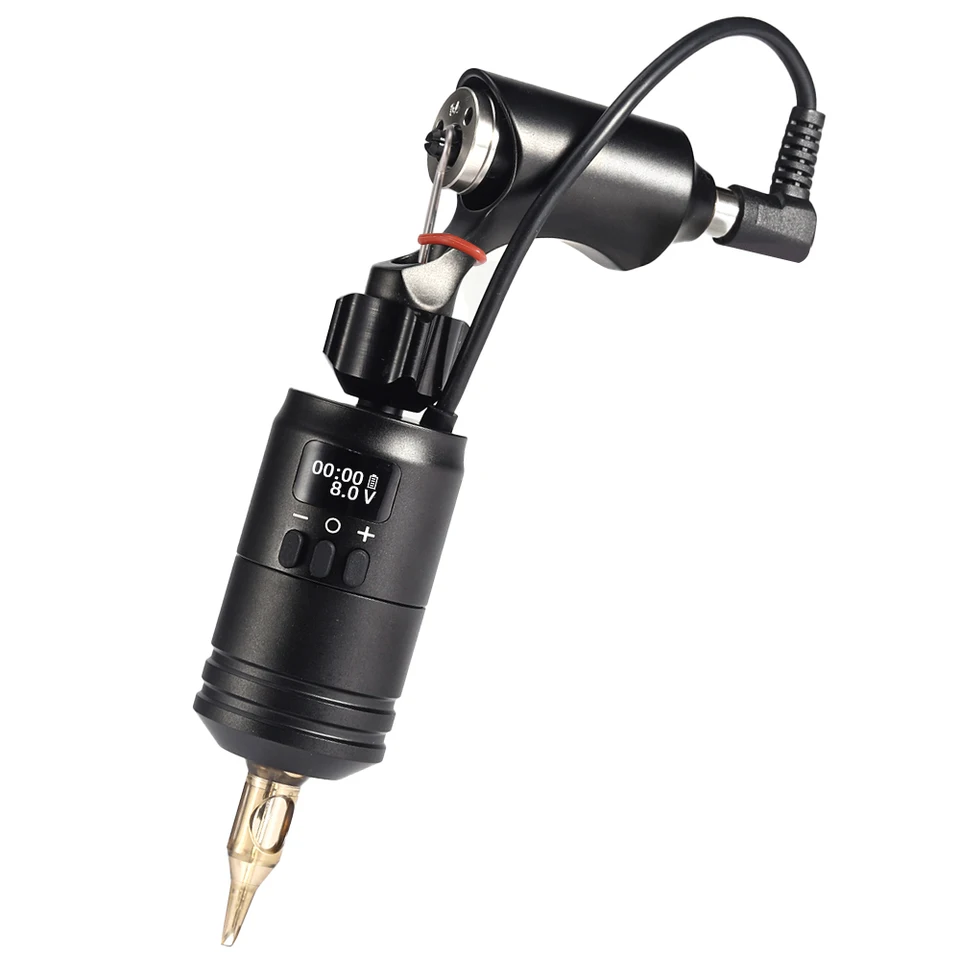 Bezdrôtové tetovanie batérie Priľnavosť Power 1600 mAh RCA Interface Prenosné 34 mm Veľkosť pre rotačné kazety Tattoo Stroje ľahko prevádzkované