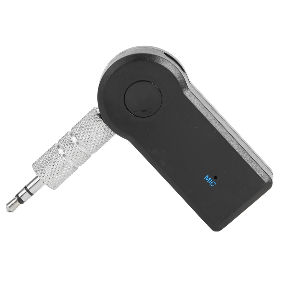 Bezdrôtové zvukové bluetooth kompatibilné 5.0 Handsfree Adapter Adapter Car vstavaná 120 mAh nabíjateľná batéria pre 3,5 mm konektor Aux zariadenie