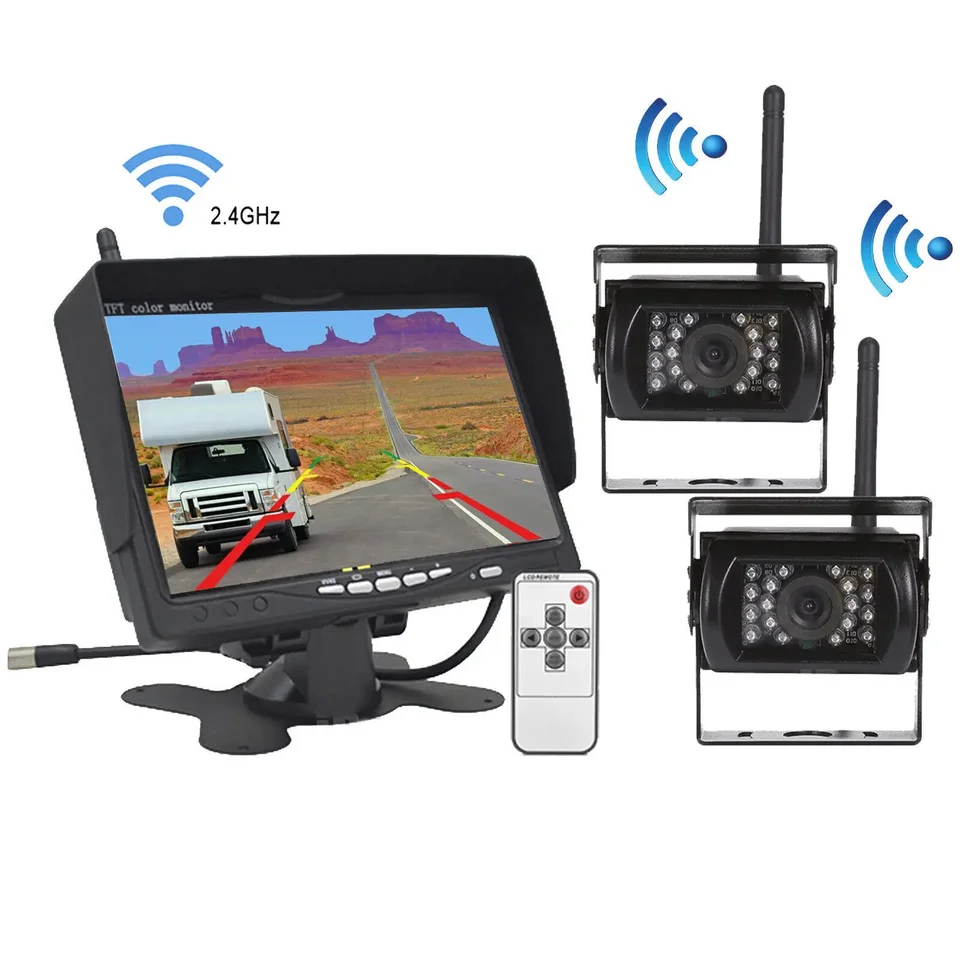 Bezdrôtové záložné záložné zobrazenie Camera System 7 