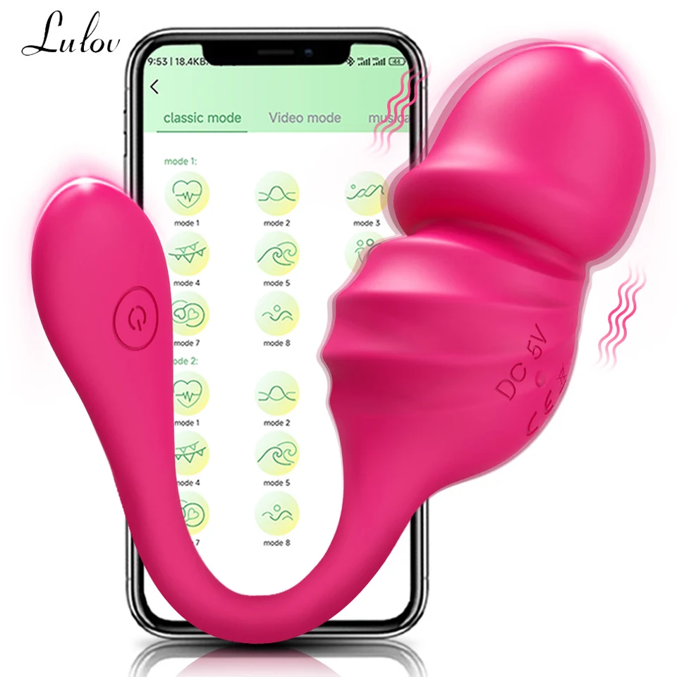 Bezdrôtový bluetooth vibrátor pre ženy g Spot dildo App diaľkové ovládanie nosenie vibračného vaječného klitoris