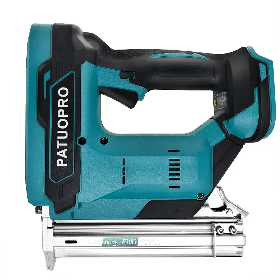Bezdrôtový elektrický nechtový pištoľ F30G Straight Staples bez kefy Woodworking Elektronické náradie pre batériu Makita 18V (bez batérie)