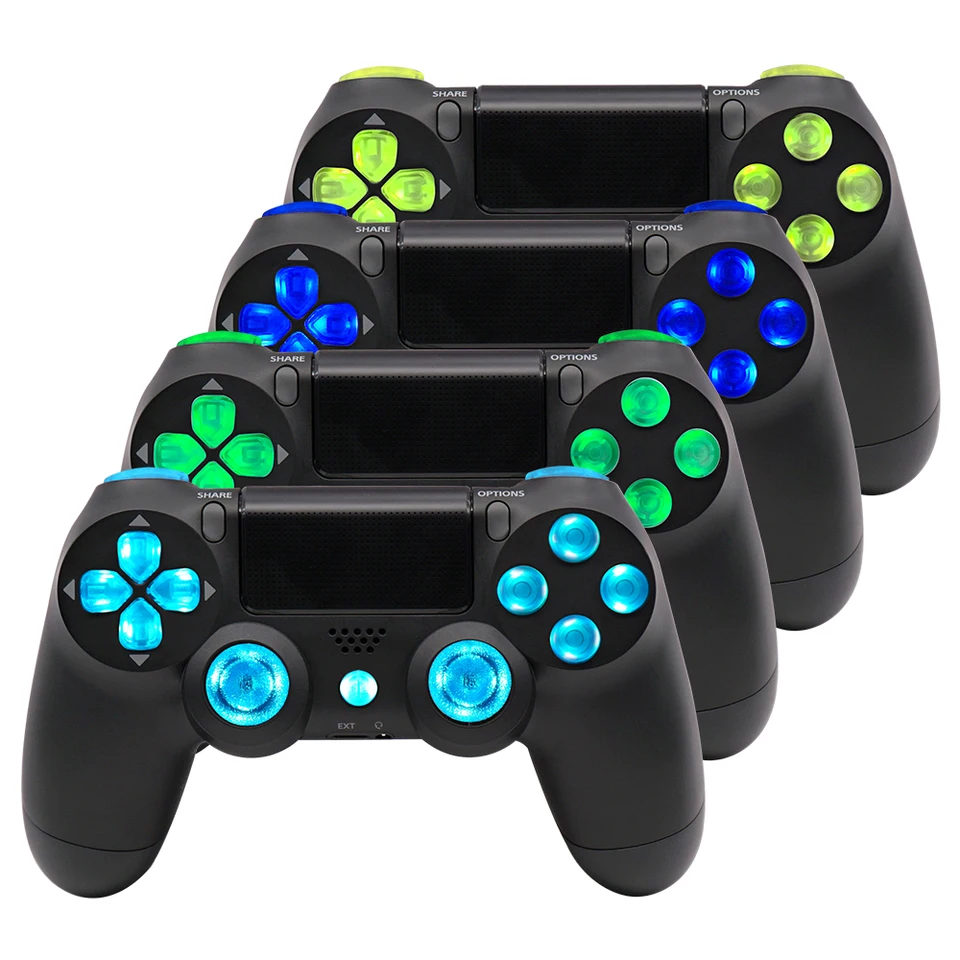 Bezdrôtový herný ovládač výmenný obvod dosky súpravy ovládača LIGH dosky LED GamePad SET Set pre PS4