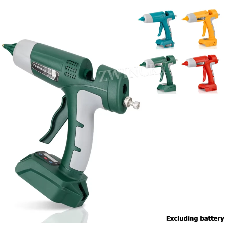 Bezdrôtový horúci lepidla pre Makita/Dewalt/Bosch/Milwaukee 18V batéria 11 mm lepiace palice DIY Elektrické opravy tepla Vianoce