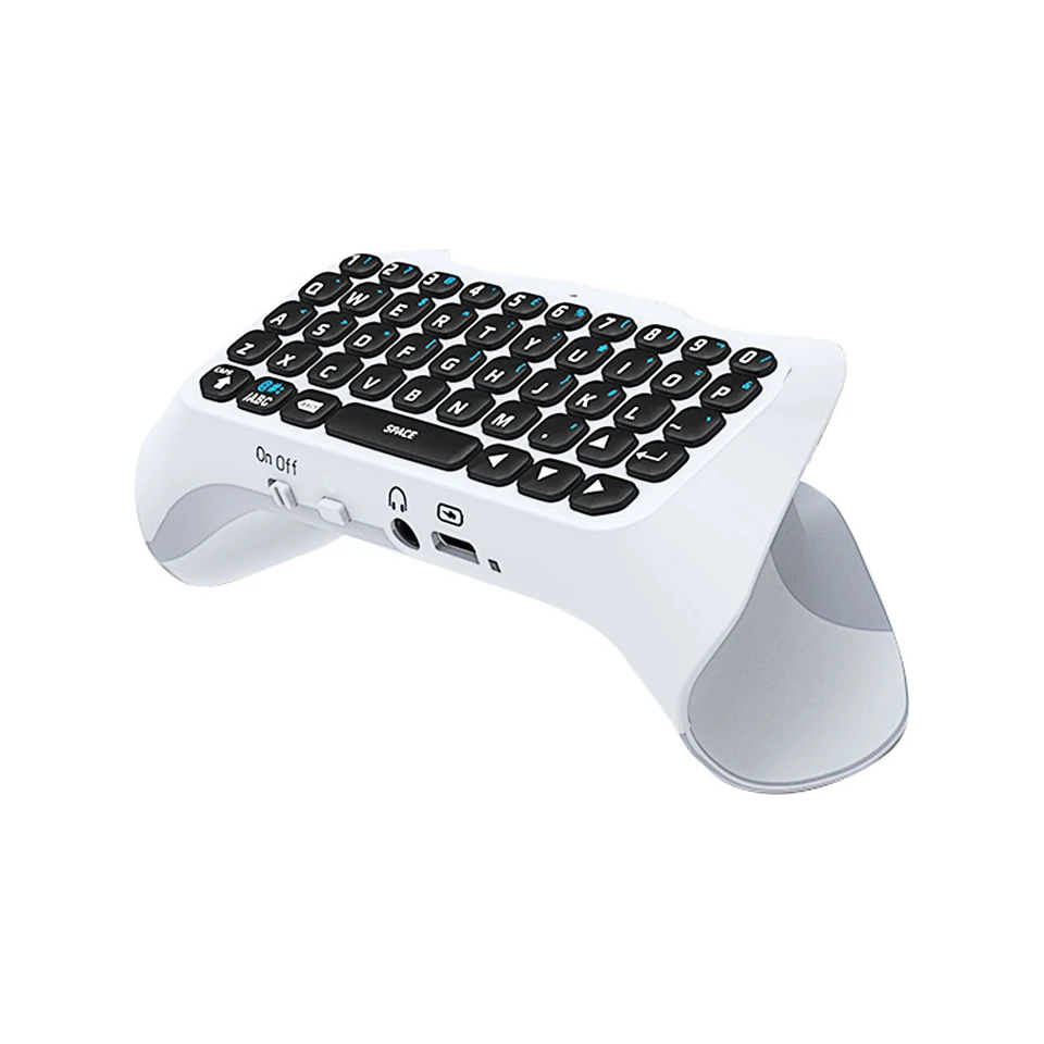Bezdrôtový klávesový ovládač Ergonomics Keyboard rukoväť Bluetooth kompatibilný 3.0 pre Sony PS5 Gamepad Mount Mini Keypad