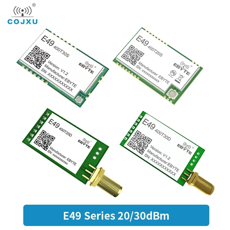 Bezdrôtový modul prenosu údajov RF Modul Cojxu E49 Series Dip SMD 20DBM 30DBM Ultra-vysoký nákladovo efektívny modul s dlhým dosahom