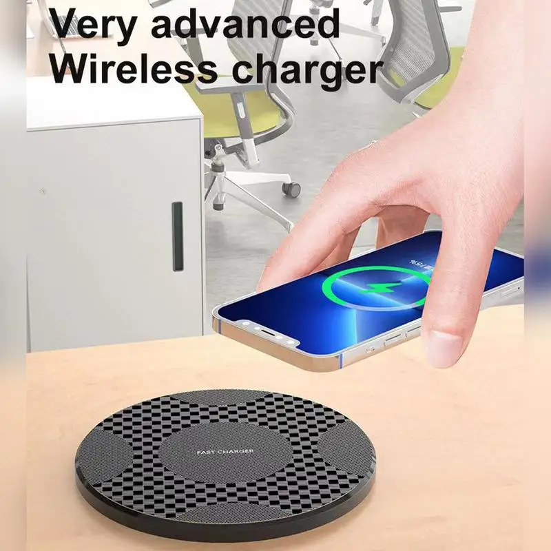 Bezdrôtový nabíjací nabíjací nabíjací podložka Ultra tenké bezdrôtové nabíjanie Stand Wireless Mobile Phone nabíjacej stanice pre väčšinu mobilných telefónov