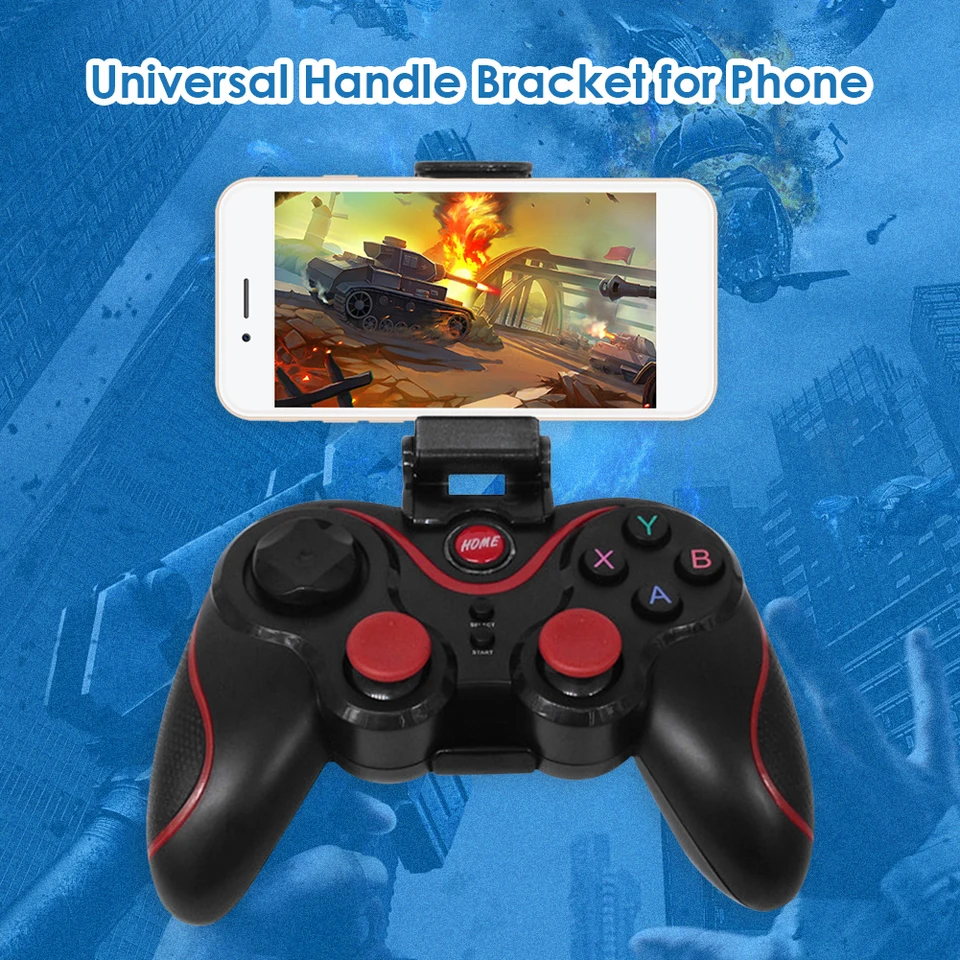 Bezdrôtový ovládač GamePad Mobile Controller GamePad Long Playtime Smartphone Clip Dolder Game Controller pre telefón Android iOS