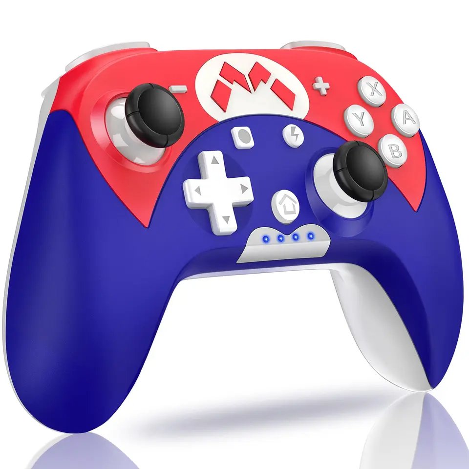 Bezdrôtový ovládač herného ovládača GamePad Bluetooth s Turbo 6-osou Gyro pre Nintendo Switch Pro Switch Lite OLED
