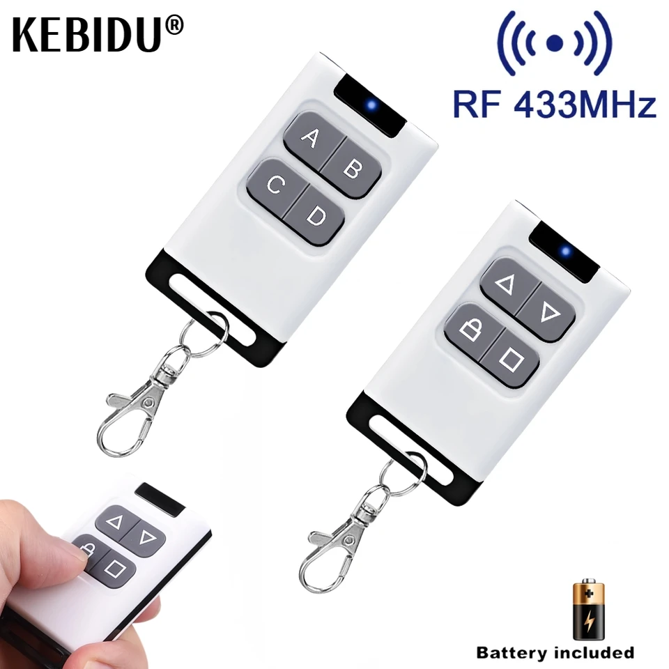 Bezdrôtový RF 433 MHz Automatické kopírovanie diaľkového ovládania Elektrický garážový otvárač Ovládača duplikátu Klonovací klonovací kód Klonovací kód