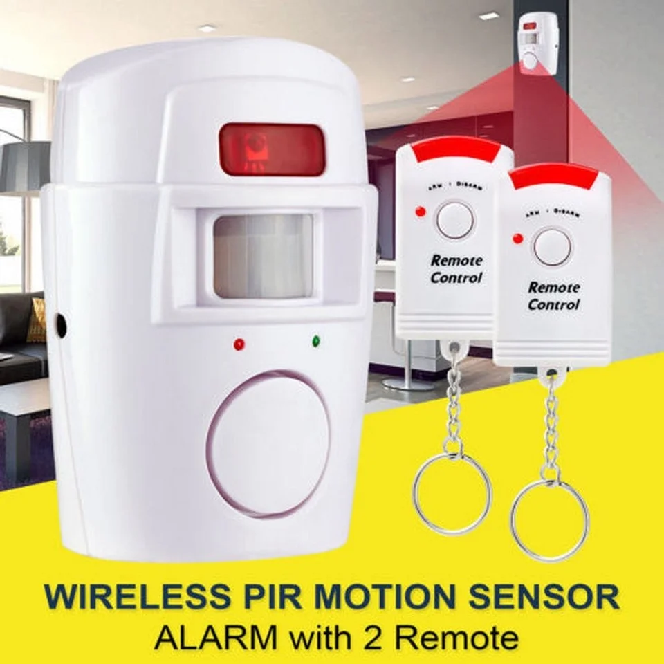 Bezdrôtový snímač alarmu alarmu detektora bezdrôtového pohybu Indoor Outdoor Valy Systeem Met Afstandsbediening voor thuis garáž