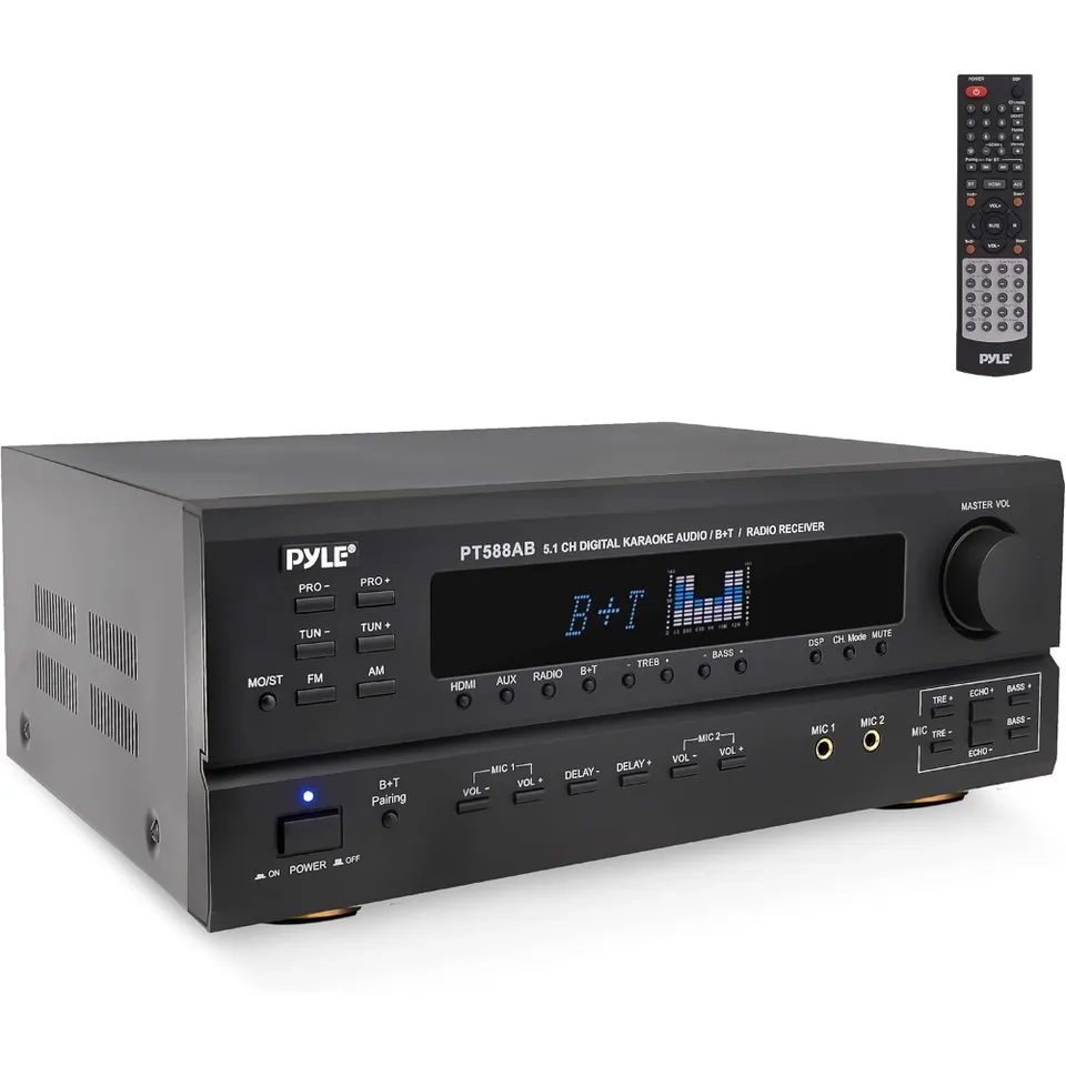Bezdrôtový systém zosilňovača Bluetooth - 420W 5.1 Kanál domáceho kina pre priestorový zvuk Audio stereofónny prijímač Box W/RCA