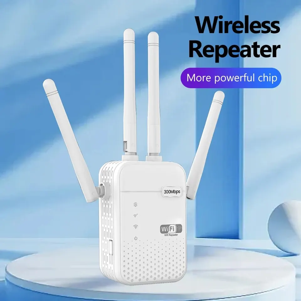Bezdrôtový WiFi opakovač WiFi 2,4G Signálny smerovač 302.11n s dlhým dosahom WiFi zosilňovač WiFi WiFi Booster 300 Mbps