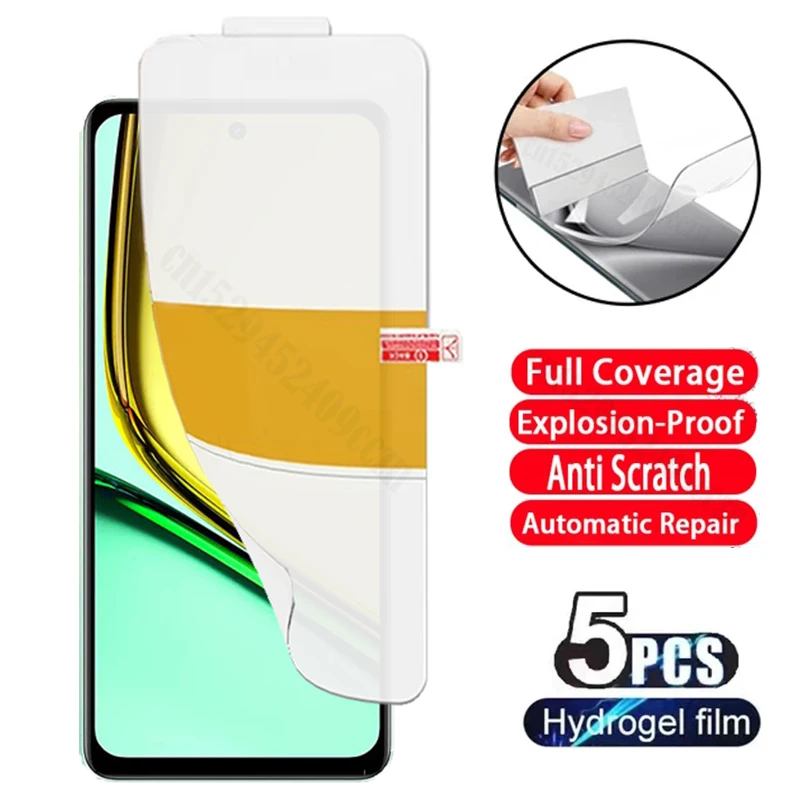 Bezpečnostný hydrogelový film pre Realme C67 4G Chránič obrazovky pre Realme C67 5G Full Cover TPU Soft Film TPU