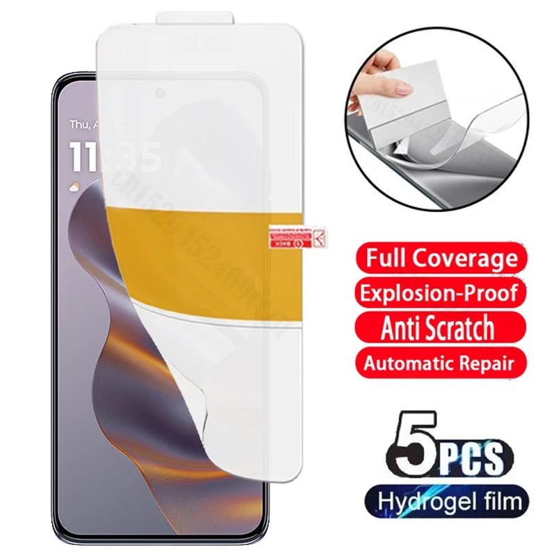 Bezpečnostný hydrogélový film pre Motorola Edge 50 NEO SCREET OBRADNÝ FILM PRE MOTO EDGE 50 NEO FULL CRUND TPU Soft